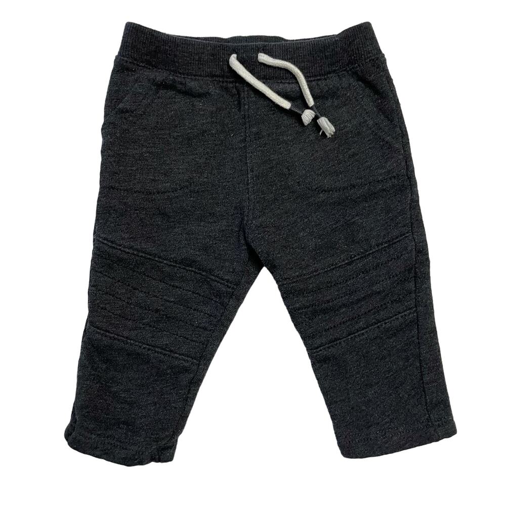 Jumping Beans Baby Joggers Softest Fleece Dark Gray Black Sweatpants Size 12m